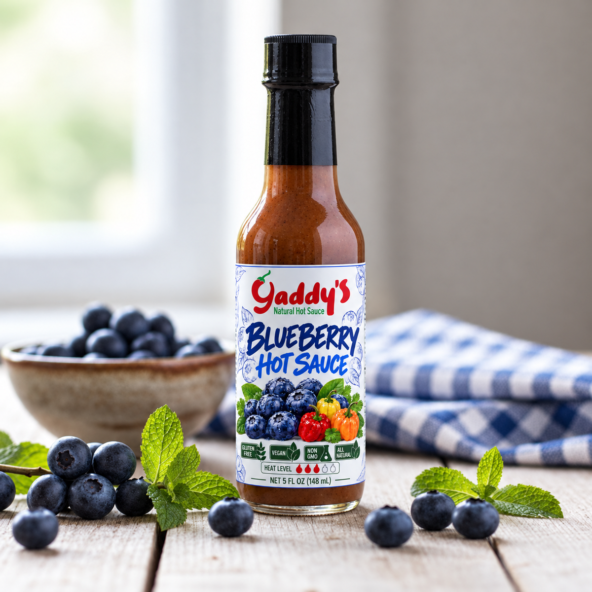 Yaddy's Hot Sauce - Blueberry