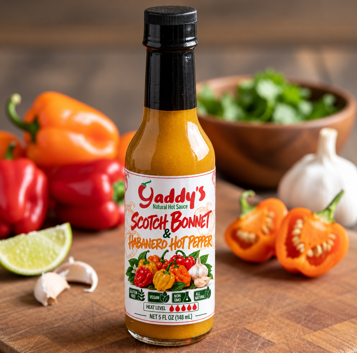 Scotch Bonnet & Habanero Hot sauce